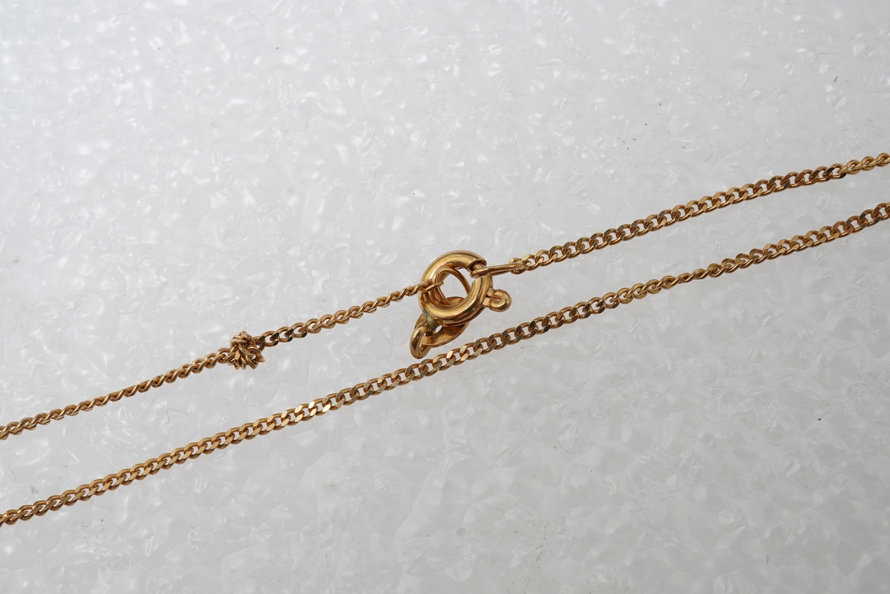 A diamond heart pendant